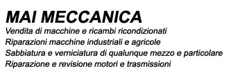 MAI Meccanica snc - Via Selice, 301/D - 48017 Conselice (RA)