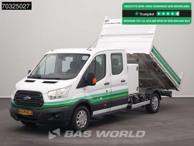 Ford Transit 130pk Dubbel Cabine Kipper Trekhaak Airco Cruise Euro6 Tipper Benne Kieper Airco Trekhaak C in vendita da BAS World B.V.