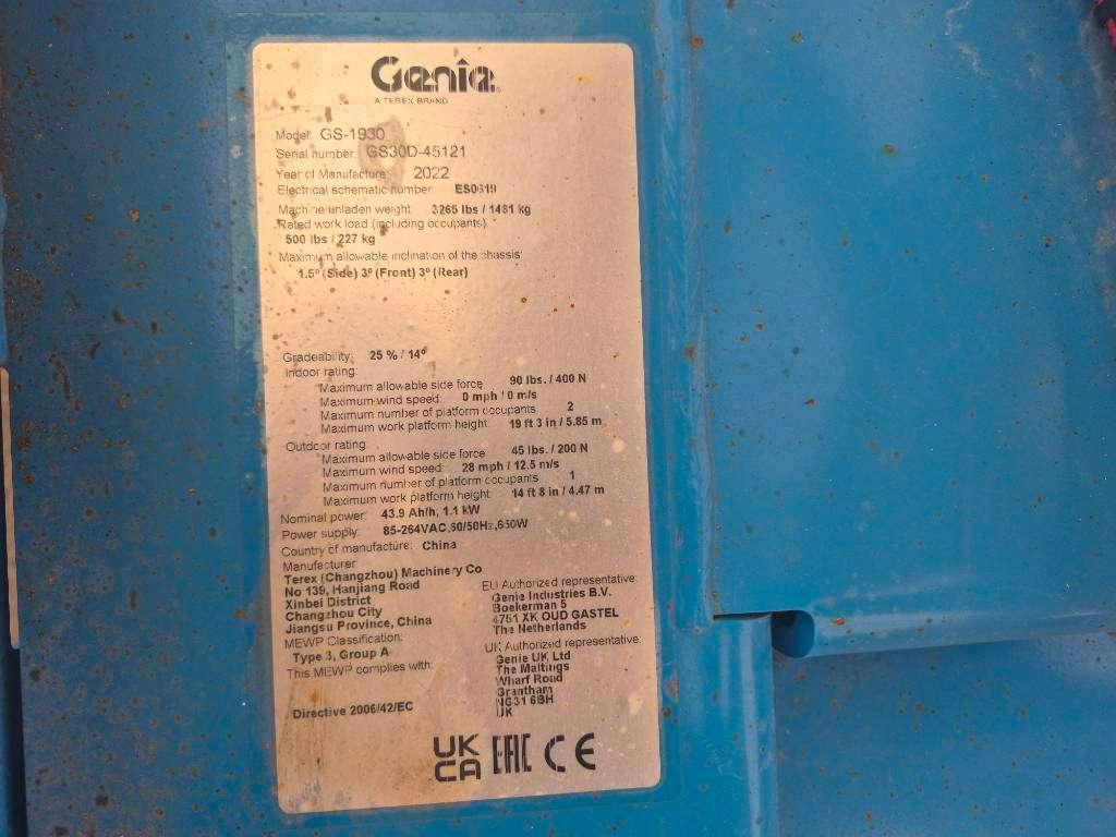 Genie GS1930 (Multiple units available) Foto 7