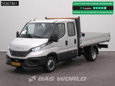 Iveco Daily 35C21 3.0L Automaat Open Laadbak 210PK ACC LED Airco Camera Parkeersensoren CarPlay Stoelverw in vendita da BAS World B.V.