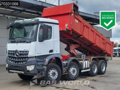 Mercedes-Benz Arocs 3243 8X4 14m3 2-way tipper Steelsuspension Big-Axle Automatic Euro 6 in vendita da BAS World B.V.