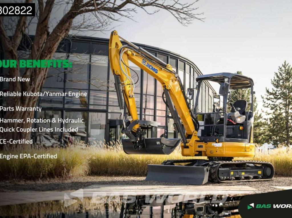 XCMG XE35 E Fabrieksgarantie- CW+3 Bakken - Yanmar Motor Foto 2