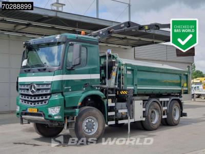 Mercedes Arocs 3342 Arocs 6X6 NL-Truck HMF 1643 Z-Crane Kran Steering Axle Big-Axle Euro 6 in vendita da BAS World B.V.