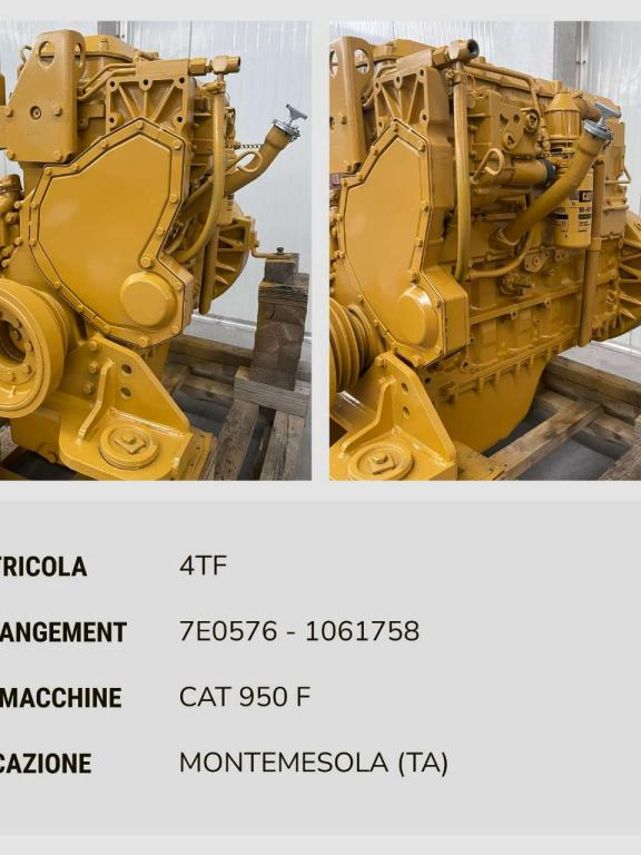 Caterpillar MOTORE REVISIONATO CAT 3116 Foto 3