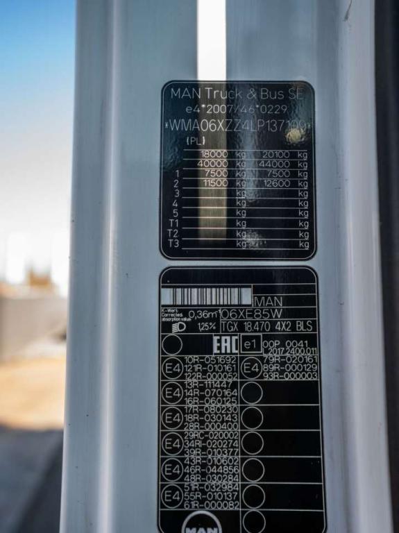 Man TGX 18.470 XXL BLS+ KIPHYDR. Foto 18