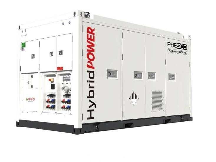 PHE500 Hybrid Energy System- 500 kVA - 1040 kWh Gruppo elettrogeno Foto 1