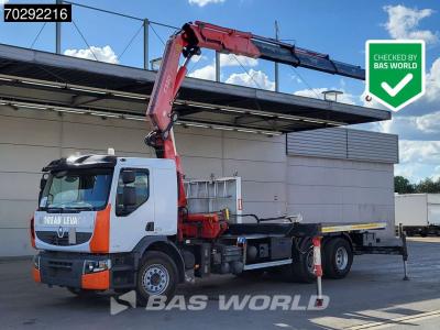 Renault Premium 370 6X2 Fassi F330B.23 Kran Crane Manual Big-Axle Lift-Axle Euro 4 in vendita da BAS World B.V.