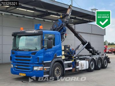 Scania P380 8X2 NL-Truck Hiab 211 E-3 Hipro Kran Crane  VDL S-21-6200 hoolift Euro 5 in vendita da BAS World B.V.