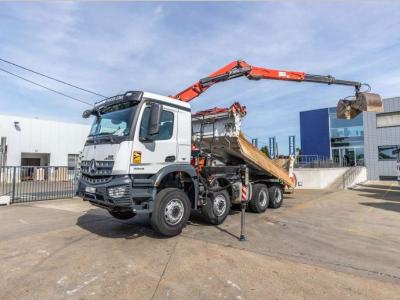 Mercedes-Benz ACROCS 3243 BB+BIBENNE+ BAE HYDR+FASSI 16T/m+2EXT in vendita da Braem NV