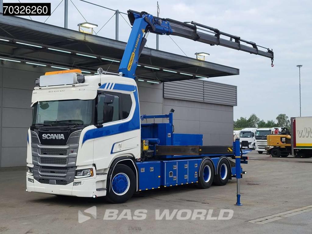 Scania R580 R 6X2 Abschleppwagen Palfinger PK33002 EH Crane Winch Recovery vehicle Foto 2