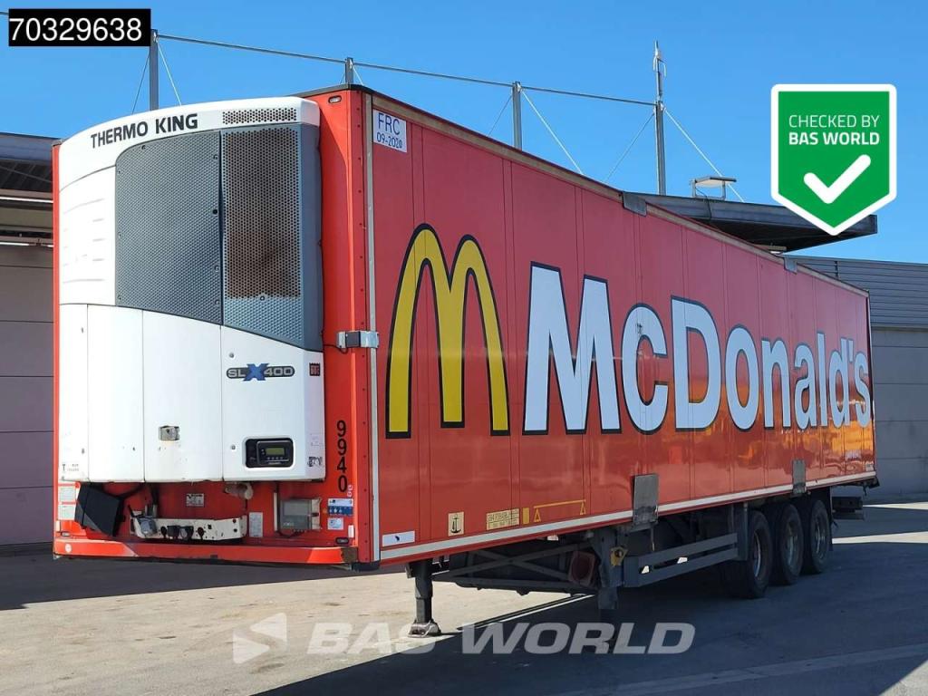 Schmitz SKO24 3 axles Lift Axle Thermo King Flower Width Foto 1