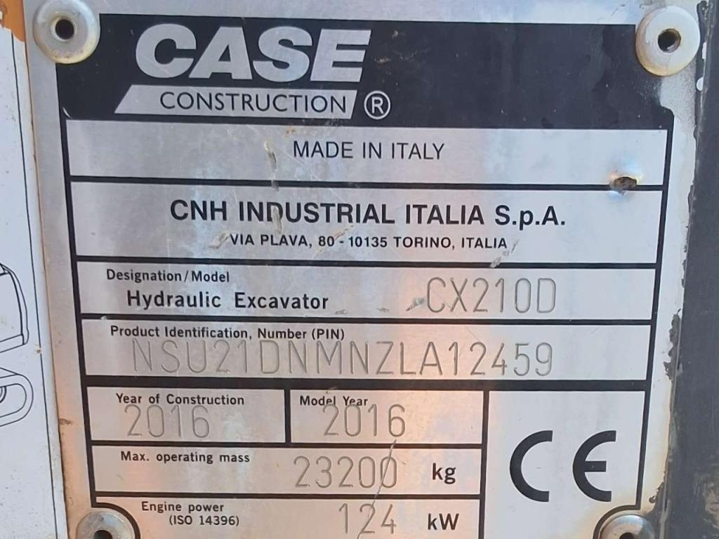 Case CX210 Foto 2