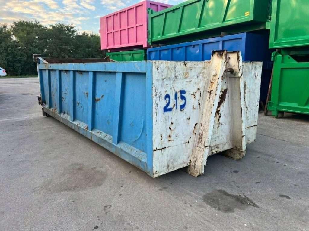 CONTAINER SCARRABILE USATO A CIELO APERTO Foto 3