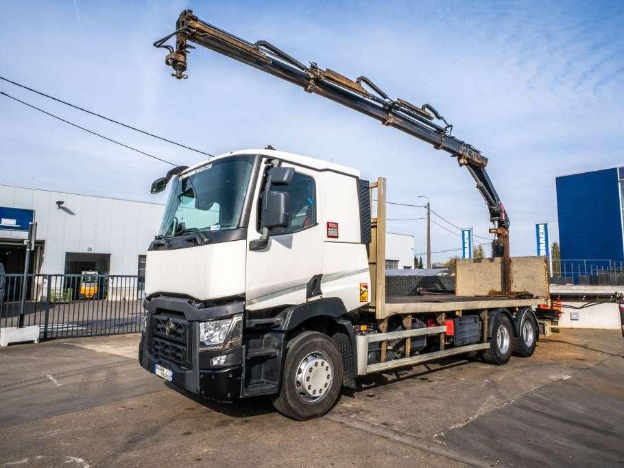 Renault C 430 -6X4 + HIAB 14T/m/3ext. Foto 1