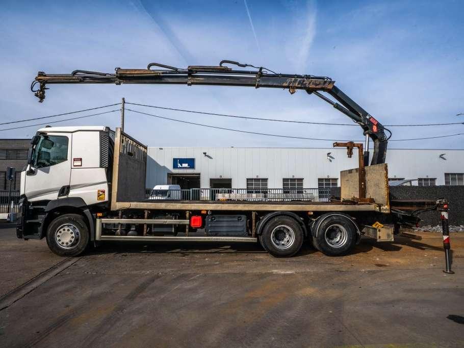 Renault C 430 -6X4 + HIAB 14T/m/3ext. Foto 2
