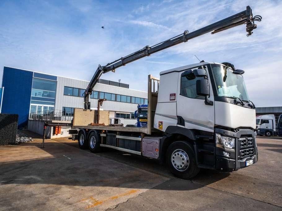 Renault C 430 -6X4 + HIAB 14T/m/3ext. Foto 3