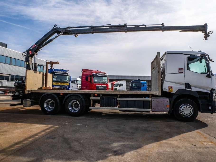 Renault C 430 -6X4 + HIAB 14T/m/3ext. Foto 4