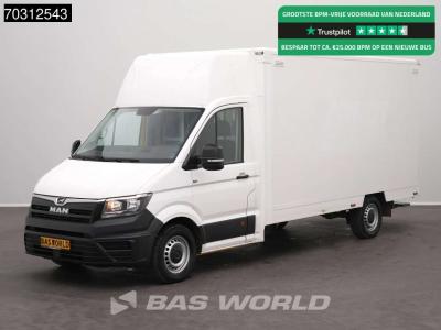 Man TGE 3.100 433cm Bakwagen Achterdeuren Zijdeur Airco Camera Euro6 Meubelbak Koffer Verkoopwagen Pakk in vendita da BAS World B.V.