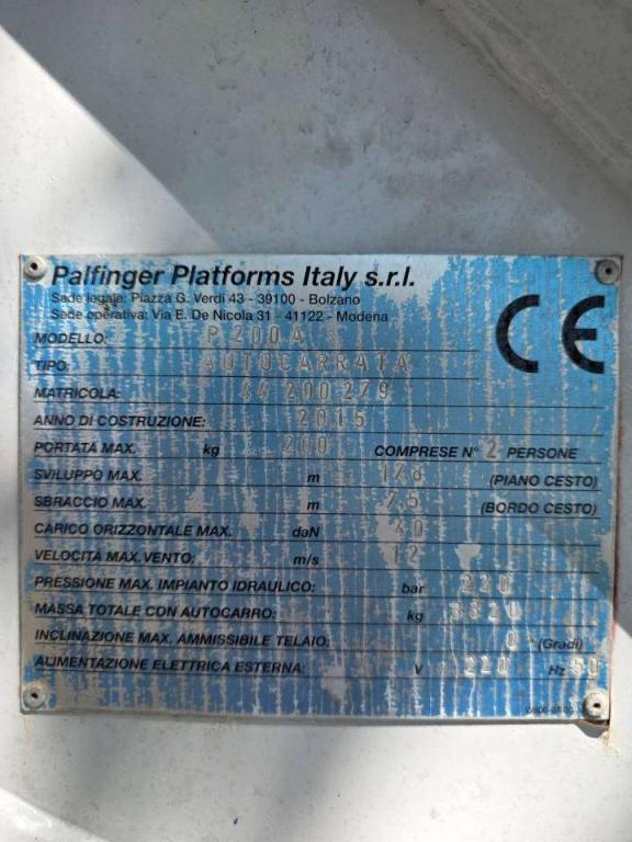 Palfinger P200 A Foto 3