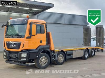 Man TGS 35.400 8X2 Machine transporter Hydraulic Ramps Winch Lift+Steering Axle Euro 6 in vendita da BAS World B.V.
