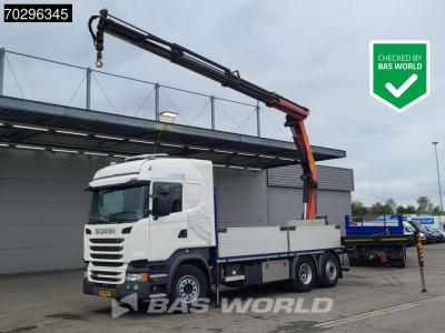 Scania R410 R 6X2 NL-Truck Palfinger PK22002-EH Crane Kran Lift+Steering-Axle Euro 6 in vendita da BAS World B.V.