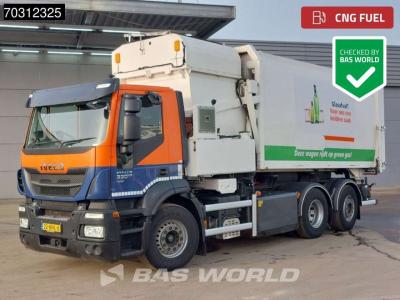 Iveco Stralis 330 Stralis 6X2 CNG ENGINE RHD NL-Truck  ASF Seitenlader Euro 6 in vendita da BAS World B.V.