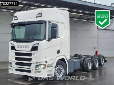 Scania R580 R 8X4 8x4 chassis Lift+Steering axle Full Air suspension Retarder Automatic Euro 6 in vendita da BAS World B.V.