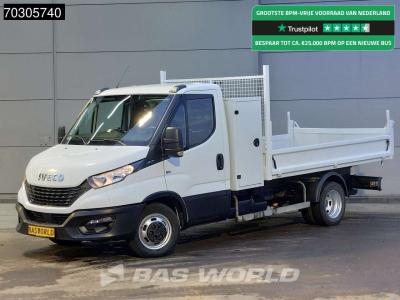 Iveco Daily 35C14 Kipper met Kist Dubbellucht 3,5t Trekhaak Airco Cruise Euro6 Tipper Benne Kieper Airco in vendita da BAS World B.V.