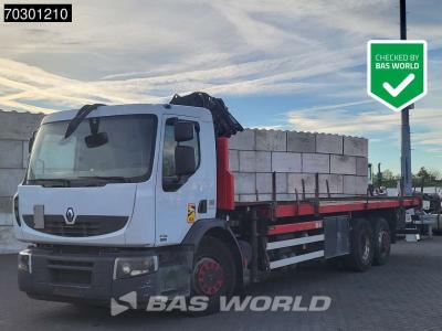 Renault Premium 410 6X2 Terex 120.2E - A3L Kran Crane Lift-Axle Manual Euro 5 in vendita da BAS World B.V.