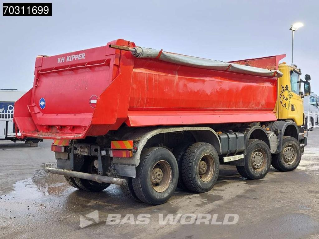 Scania G420 G 8X6 8x6 18m3 KH tipper Steel Suspension Big-Axle Euro 4 Foto 11