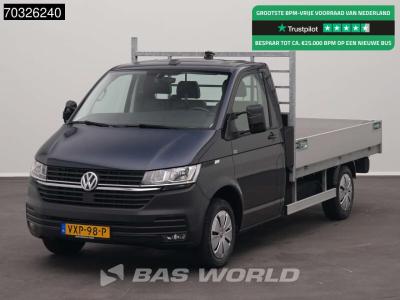 Volkswagen Transporter 110pk Open Laadbak Airco Cruise Euro6 Pritsche Open Box Pickup Airco Cruise control in vendita da BAS World B.V.