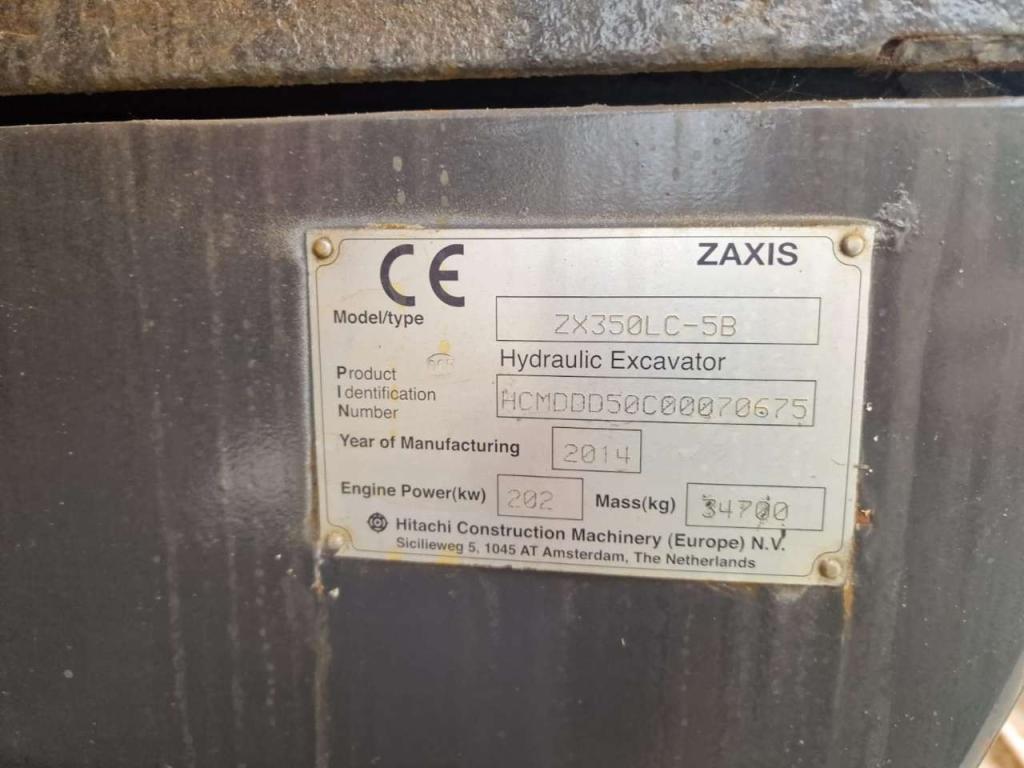 Hitachi ZX350LC-5B Foto 13