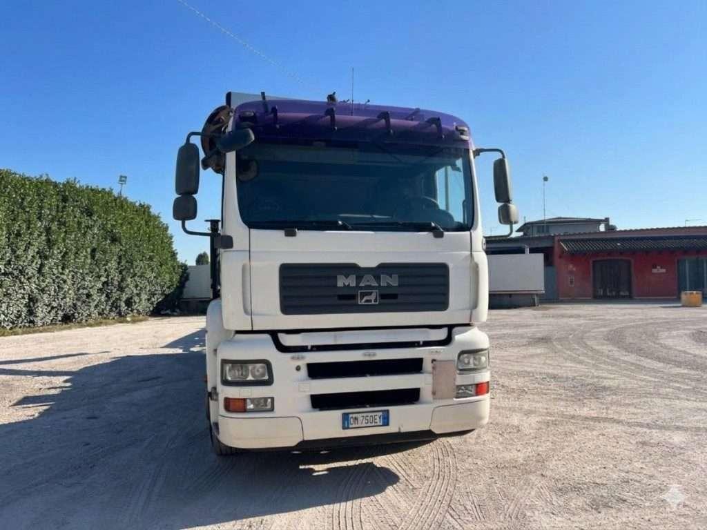 Man TGA 35.440 USATO SCARRABILE CON GRU E POLIPO Foto 3