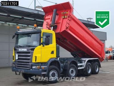 Scania G420 G 8X6 8x6 18m3 KH Kipper Manual Steel suspension Big-Axle Euro 4 in vendita da BAS World B.V.