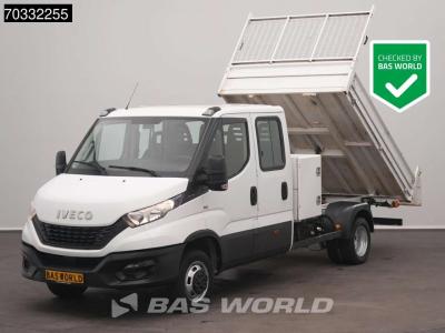 Iveco Daily 35C16 3.0 160PK Kipper Dubbele Cabine 3,5t Trekhaak Dubbellucht Airco Cruise Euro6 Tipper Ben in vendita da BAS World B.V.