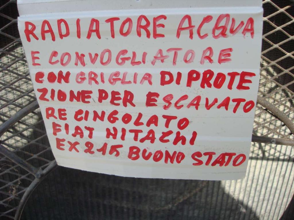 Radiatore acqua per Fiat Hitachi EX 215 Foto 2