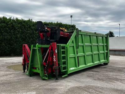 CONTAINER SCARRABILE USATO CON COPERCHIO E GRU in vendita da Aurora Srl