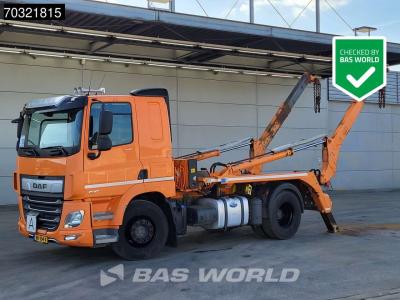 Daf CF 340 4X2 NL-Truck Meiller AK12MTG skiploader Automatic Euro 6 in vendita da BAS World B.V.
