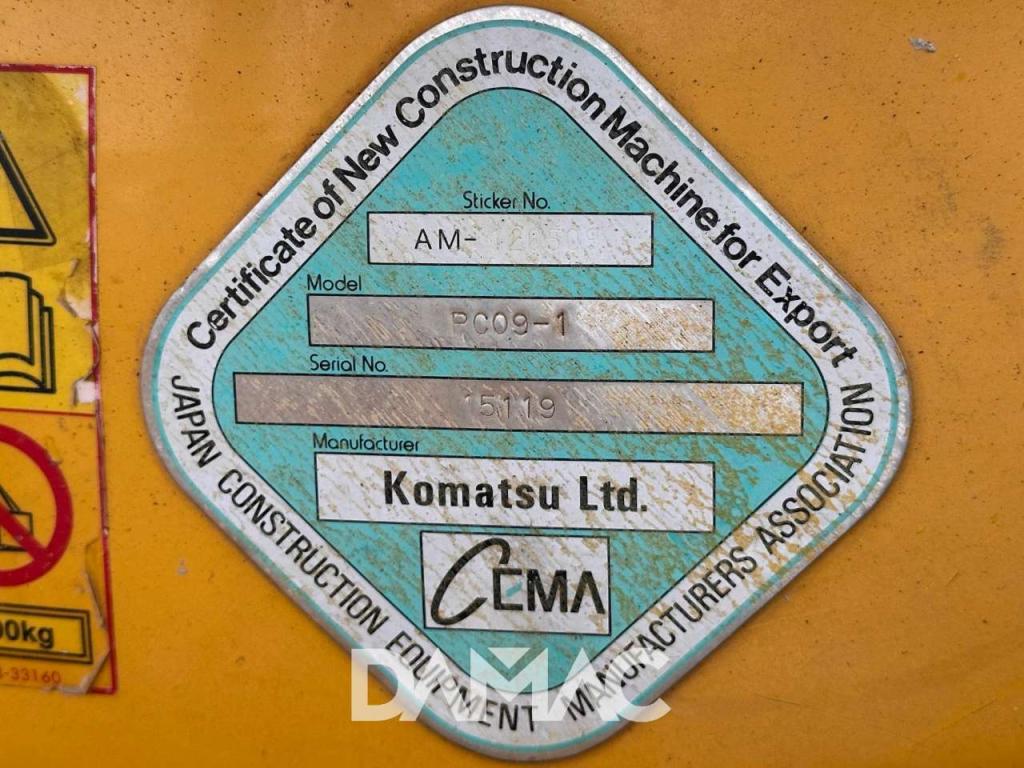 Komatsu PC09 Foto 20