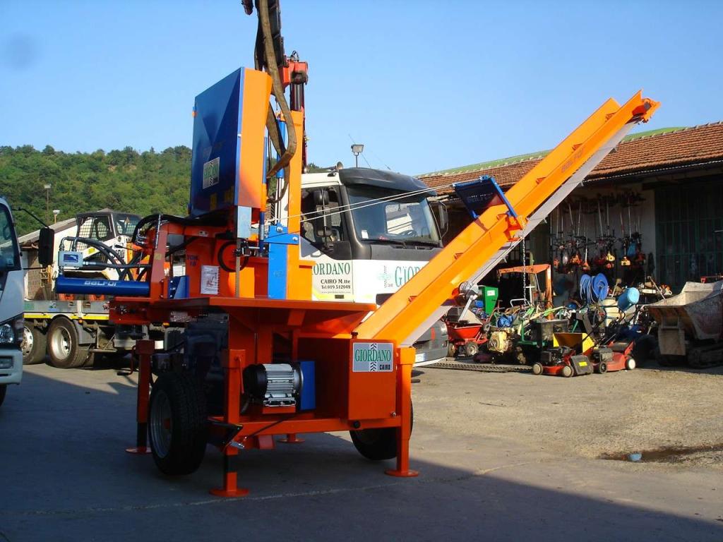 Balfor SS 800 SEGA A NASTRO PROFESSIONALE COMBINATA CON CARRELLO A RULLI PER TRONCHI Foto 15