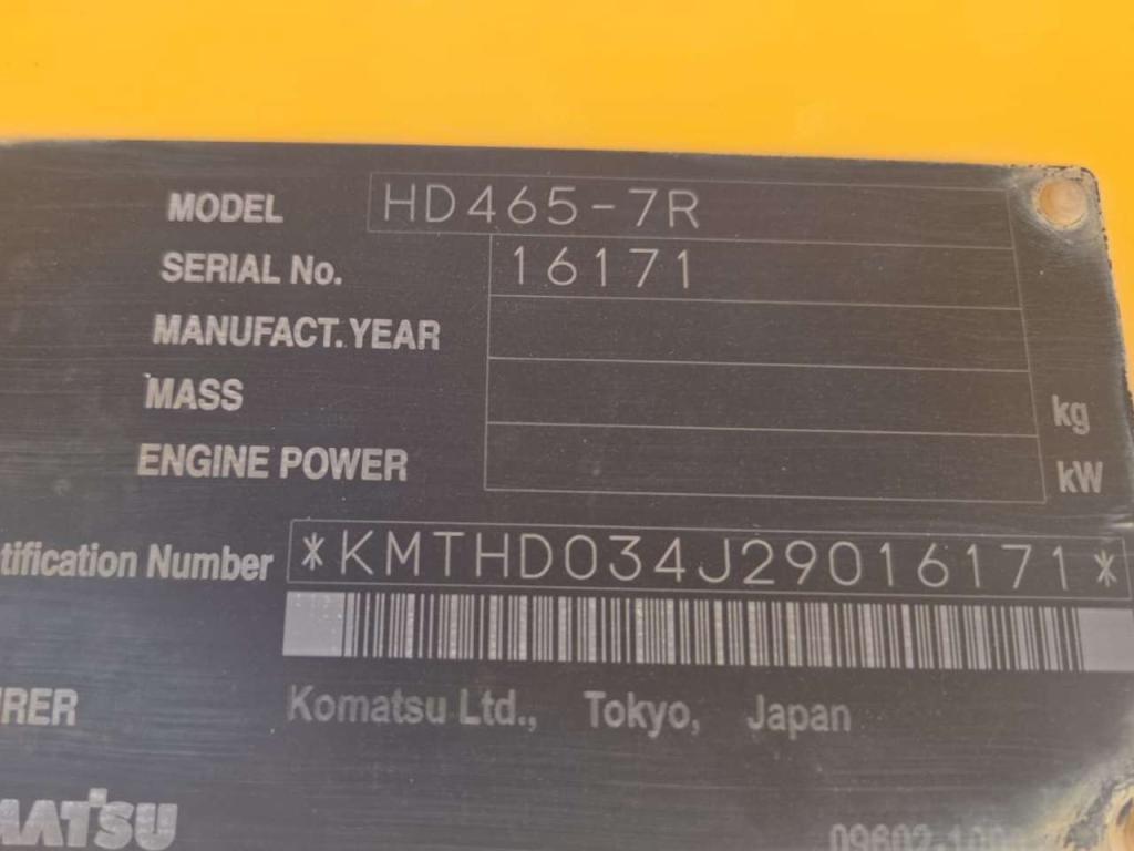 Komatsu HD465-7R Foto 7