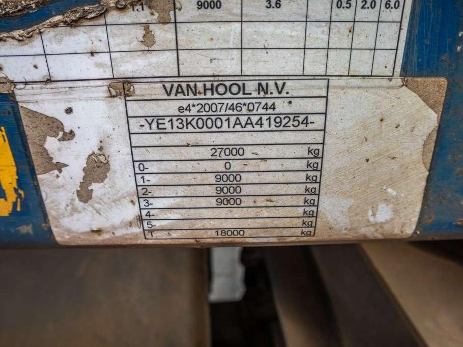 Van Hool CONTAINER AANHANGER Foto 12