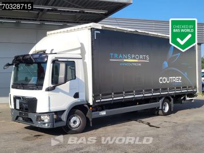 Man TGL 12.220 4X2 12tonner curtainsider 2000kg Ladebordwand Automatic Airco Euro 6 in vendita da BAS World B.V.