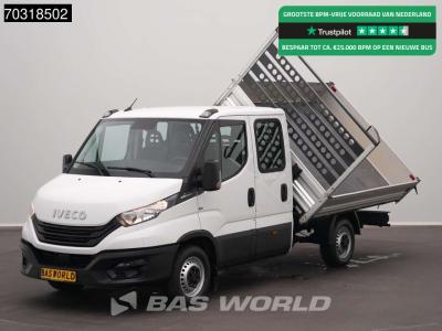 Iveco Daily 35S16 Automaat Driezijdige Kipper Dubbel Cabine 3,5t Trekhaak 160PK Airco Camera Euro6 Tipper in vendita da BAS World B.V.
