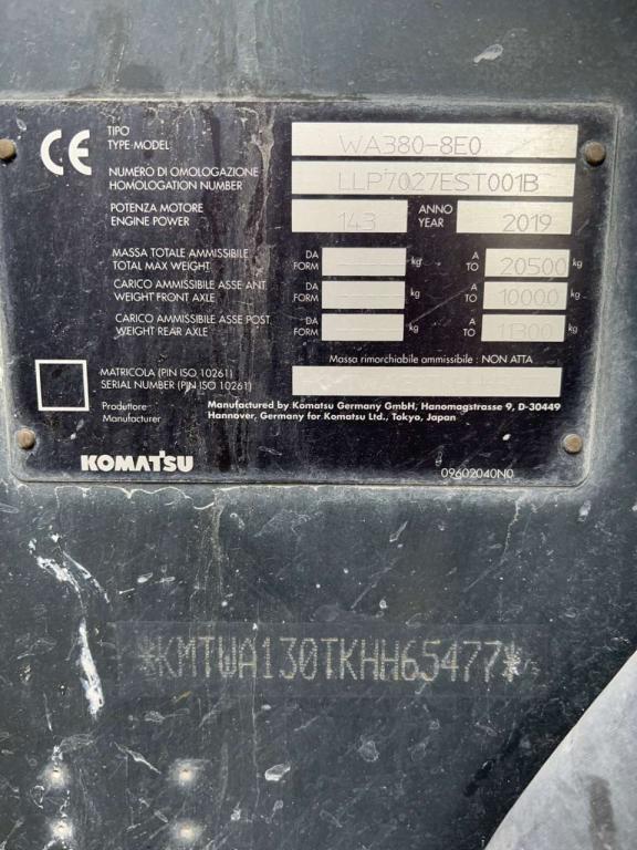 Komatsu WA380-8E0 Foto 4