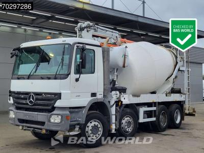 Mercedes Actros 3241 8X4 21meter Pump + 7m3 Stetter Mixer Steelsuspension Big-Axle Manual Euro 5 in vendita da BAS World B.V.