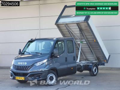 Iveco Daily 35S18 3.0L Automaat Kipper Dubbel Cabine 180PK 3,5t Trekhaak LED Airco Cruise Euro6 Kieper Ti in vendita da BAS World B.V.