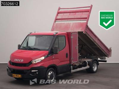 Iveco Daily 35C17 3.0L Kipper met Kist Dubbellucht Airco Cruise 3,5t Trekgewicht Euro6 Tipper Benne Kiepe in vendita da BAS World B.V.