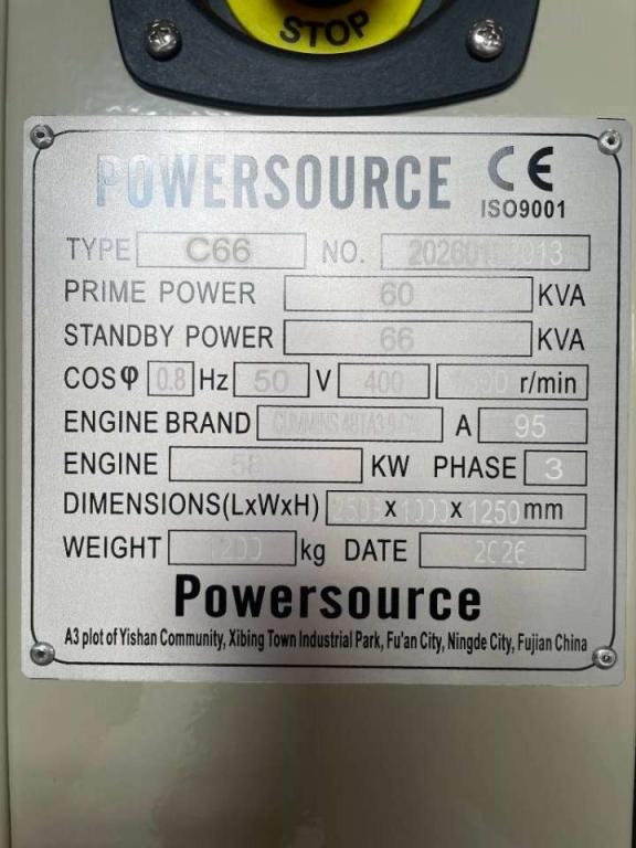 Cummins 4BTA3.9-G2 - 66 kVA Generator - DPX-19833 Foto 6