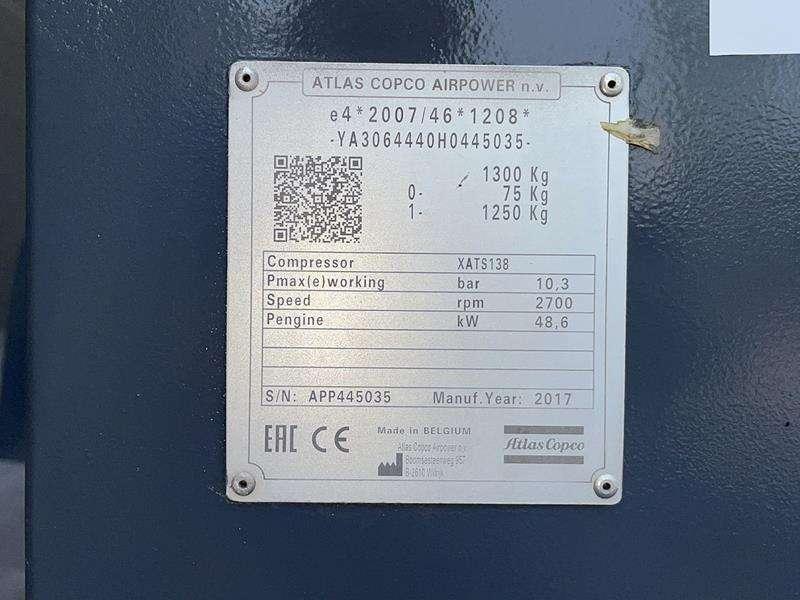 Atlas Copco XATS 138 KD - N Foto 5
